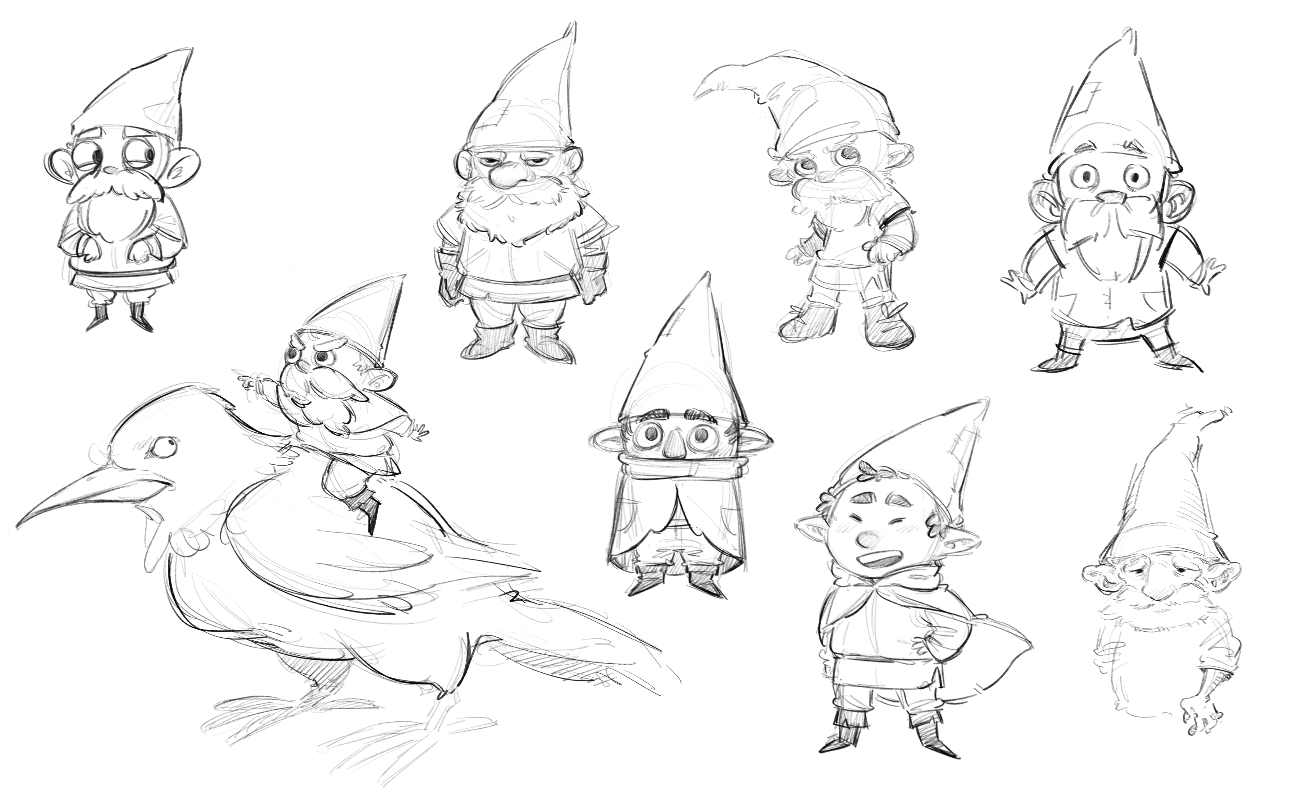 Beyond the Roots — gnome character designs
