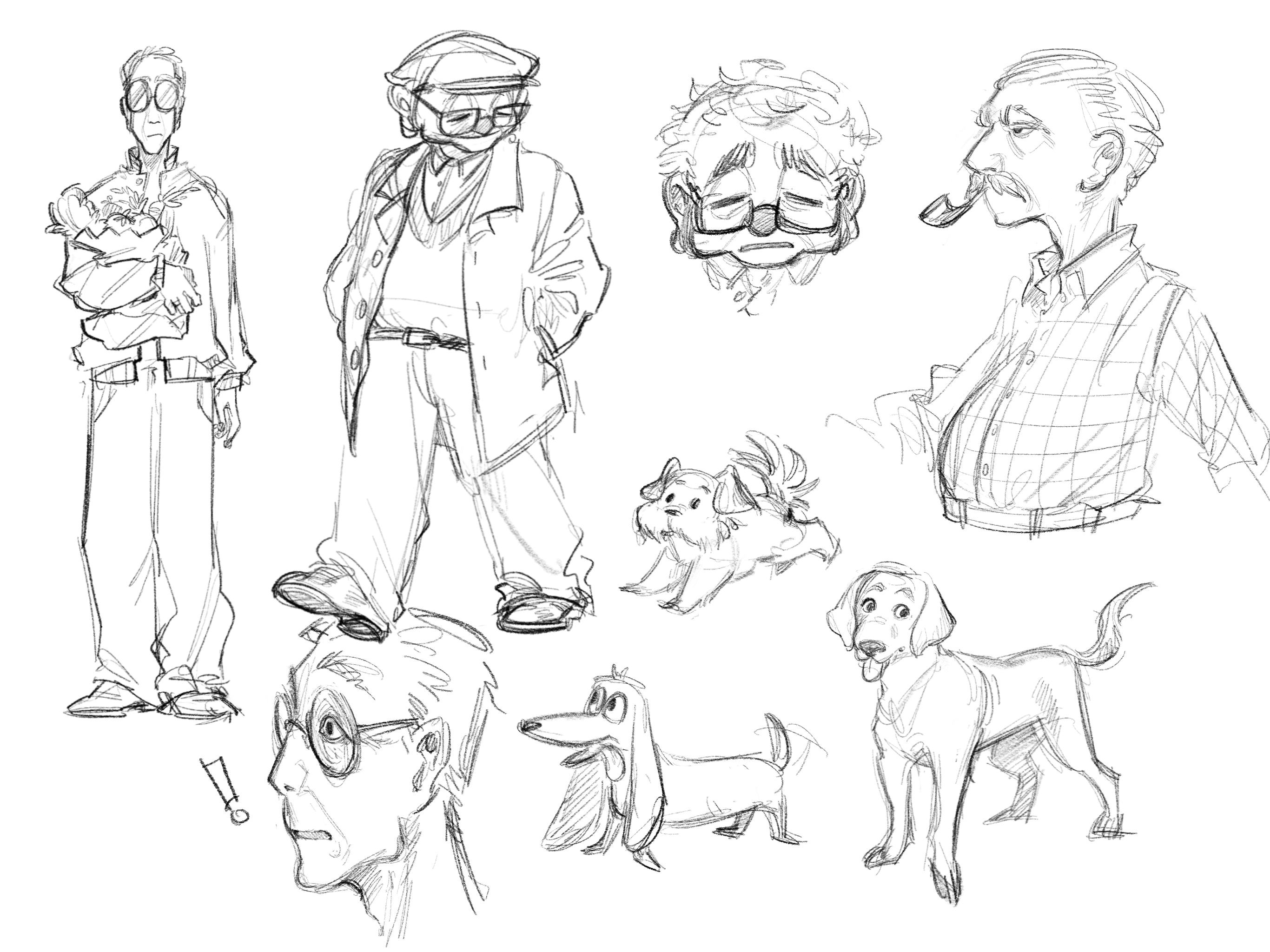 Closer Than Home — character designs