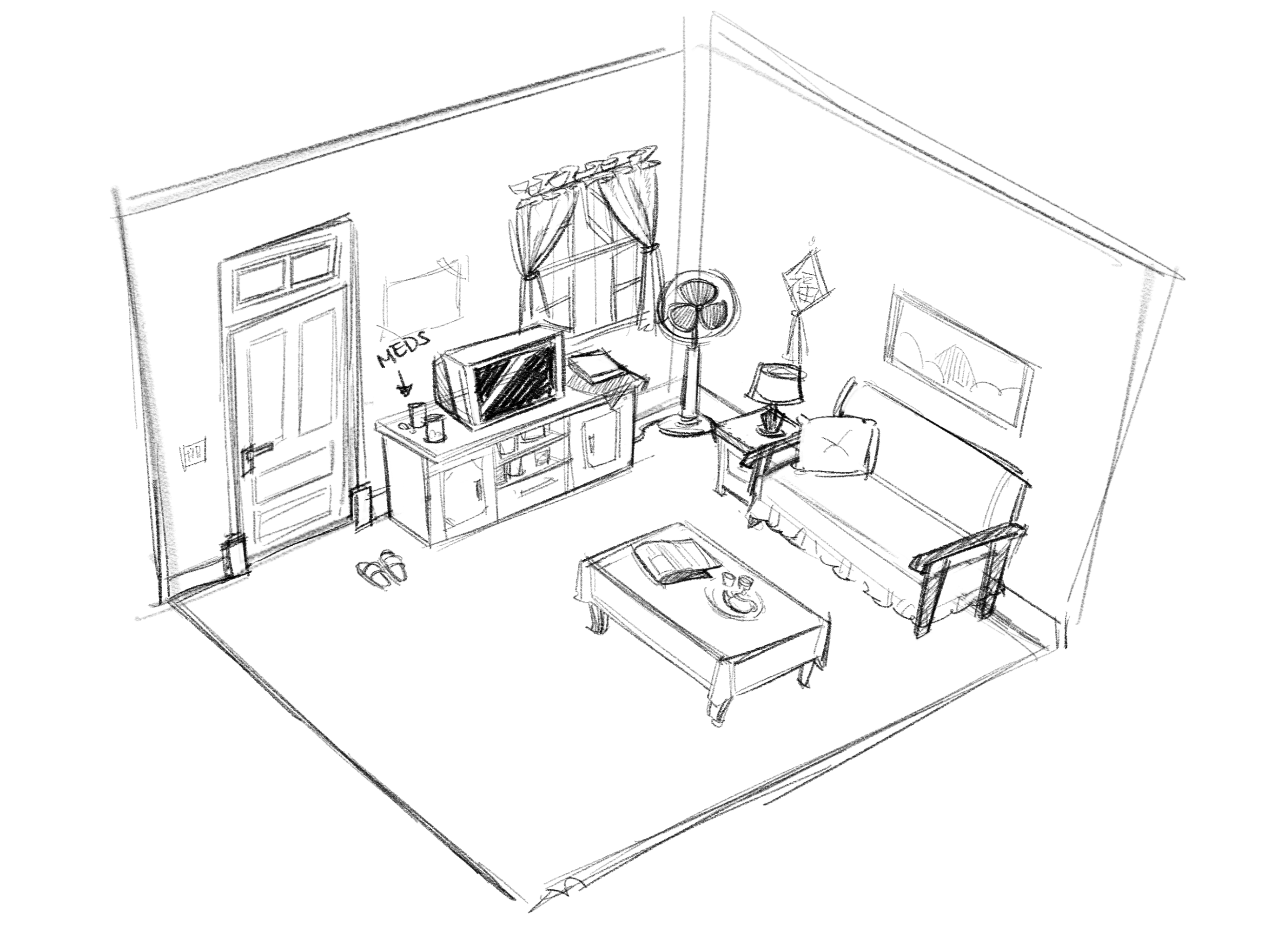 Closer Than Home — room interior